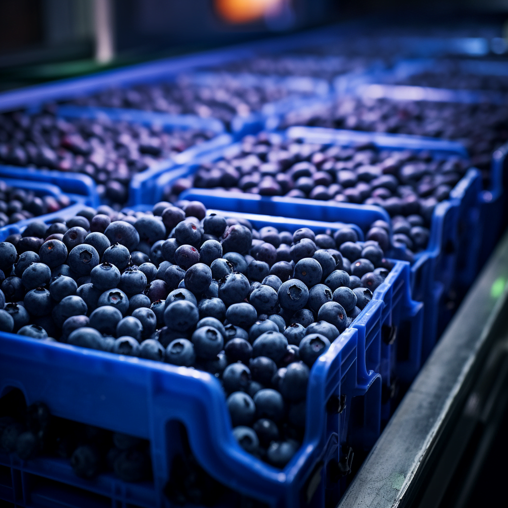 shipping blueberries